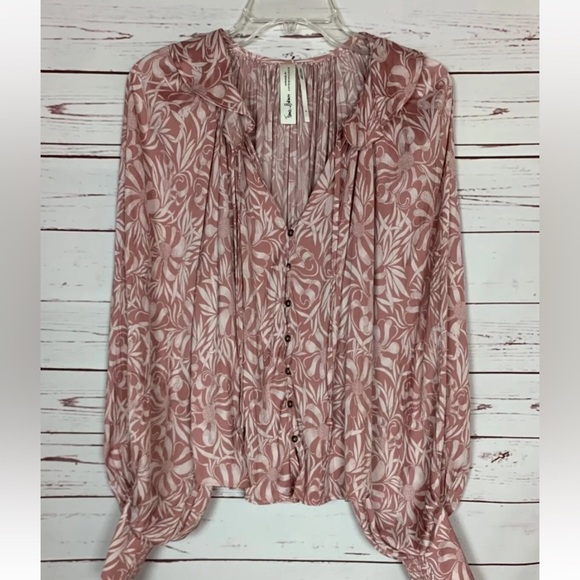 Anthropologie Tops - Anthropologie Florence Balducci Women's S Small Femme Collared Long Sleeve Top